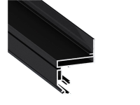 Профиль AL парящий 2м 2965 INTRA AERO, ЧЕРНЫЙ