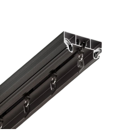 Гардина AL BORZZ BORZZ ONE однорядная, черная 2 м