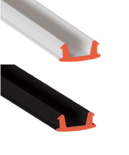 Вставка PVC 8 белая и черная